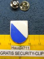 ZÜRICK KANTONS-WAPPEN PIN EMAIL OLDI VINTAGE PIN SILBRIG