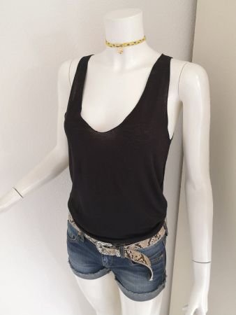 🤩MANGO TRÄGER TOP SCHWARZ & V-SCHNITT NEU & GUCCI P.