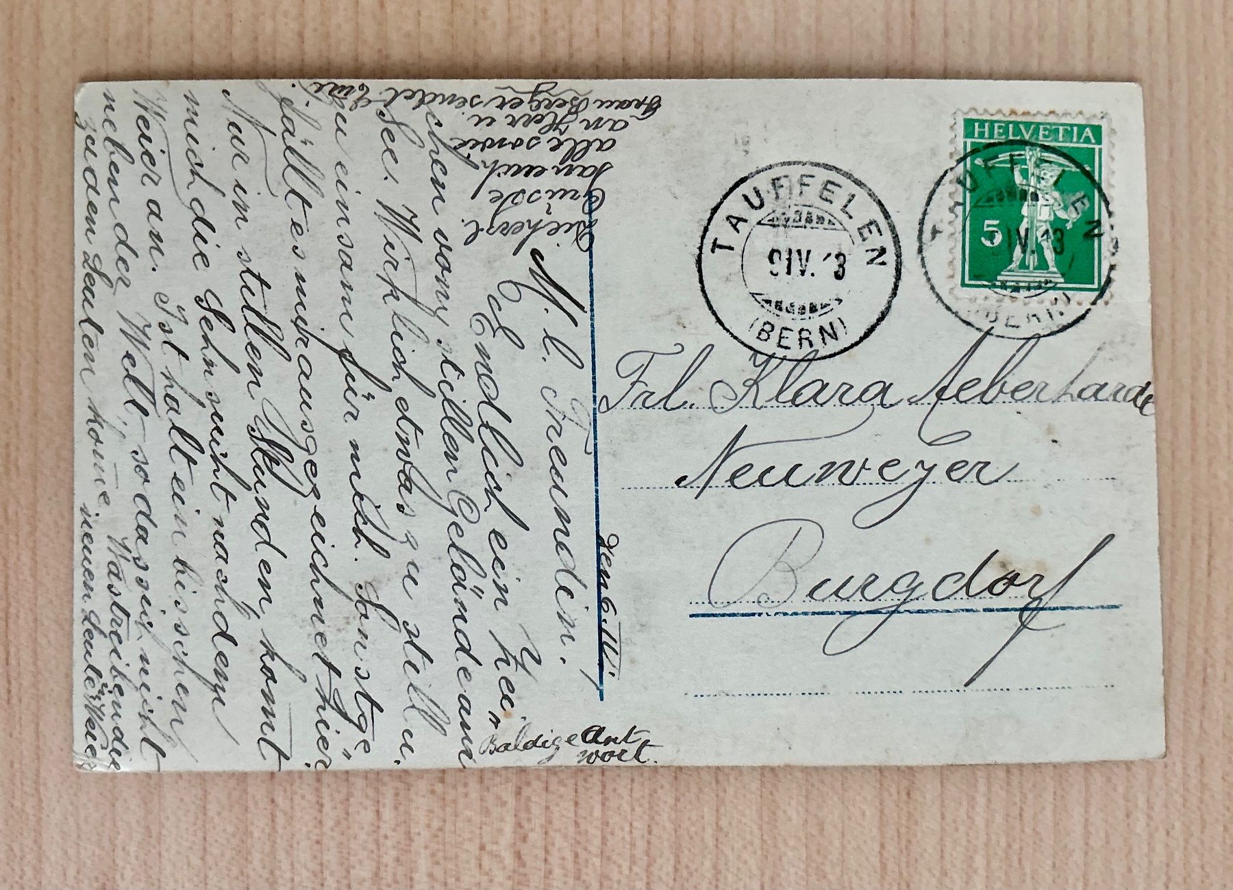Cartoline postali: ANTIKE KARTE 1903 – Usato da Zell LU venduto da Silvermemory 1