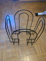 Porte-revues vintage en métal noir - design élégant!