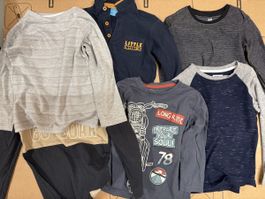 Kinder T-Shirt Langarm Grösse 110