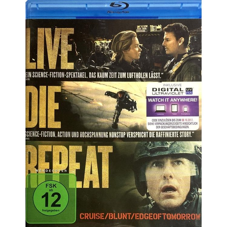 Edge of Tomorrow - Live.Die.Repeat - Blu-ray | Kaufen auf Ricardo