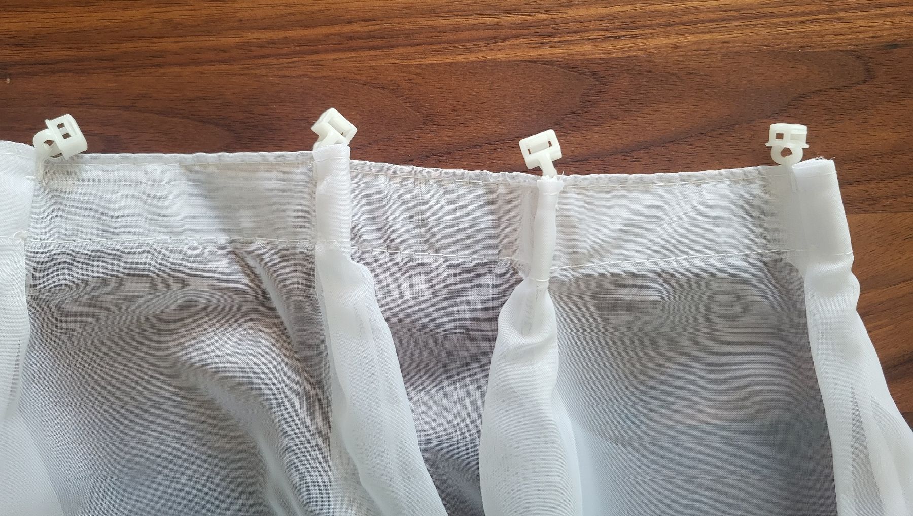 Vorhänge: Drei Vorhänge weiss: 220 / 160 / 140 cm breit – Gebraucht aus Birmenstorf AG von Cjl 2
