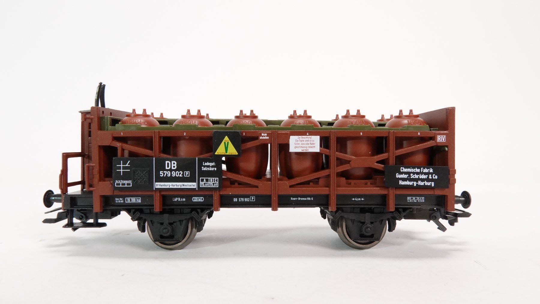 Piko Modellini di ferrovie: c1 Piko DB Säuretopfwagen 2) – Usato da Uetendorf venduto da tigermuegi 1