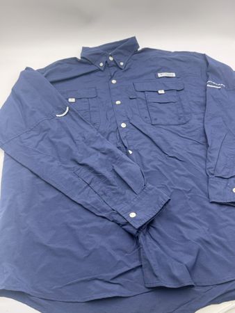 Columbia Funktionshemd blau langarm gebraucht