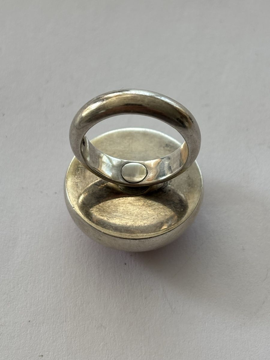 Anelli: Retro Ring Silber 925 mit Spiralmuster,  ein Hingucker! – Usato da Langnau am Albis venduto da flusspflege 5