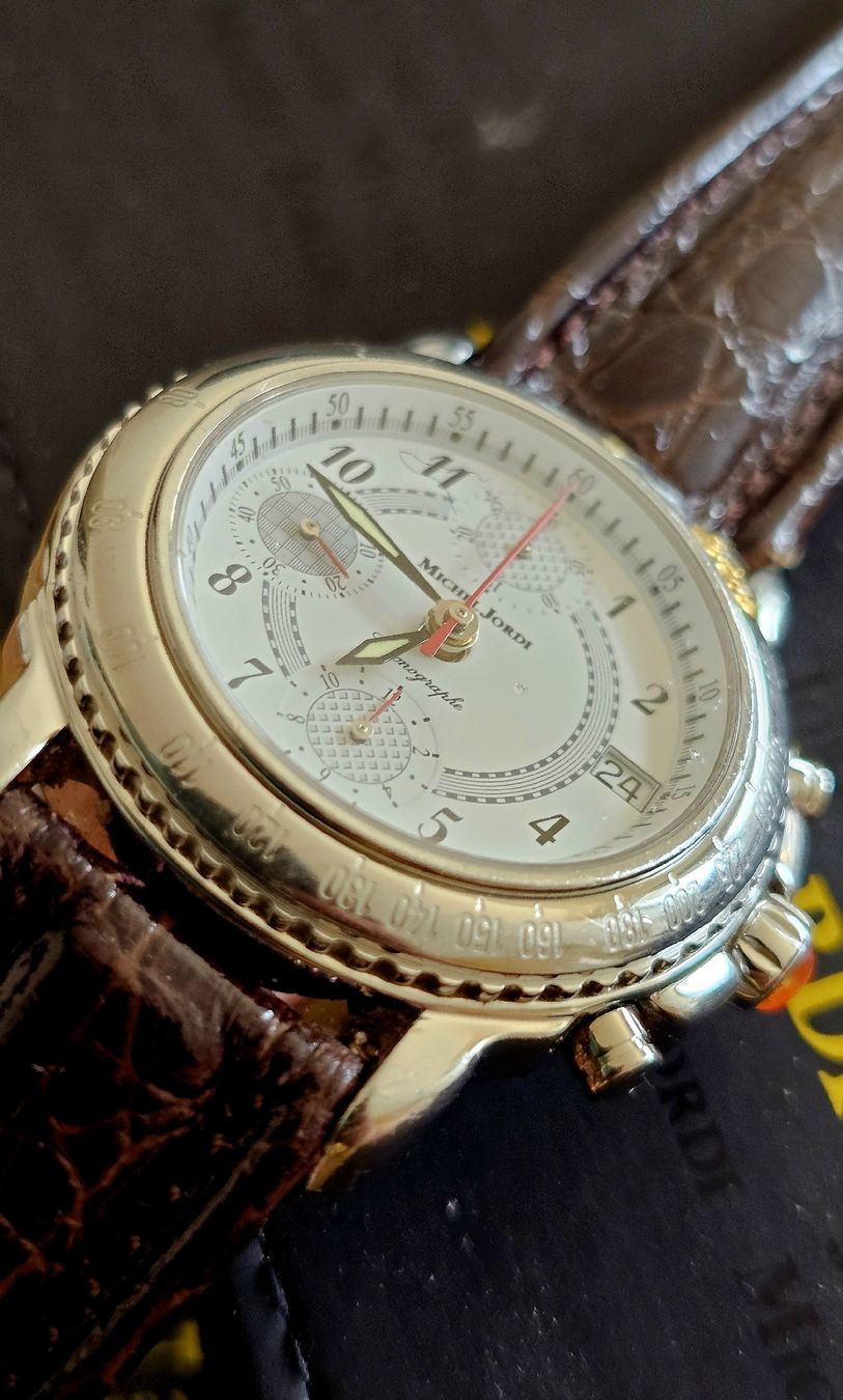 Michel Jordi Orologi: Michel Jordi ethno chrono valjoux – Usato da vevey venduto da Edwatch 5