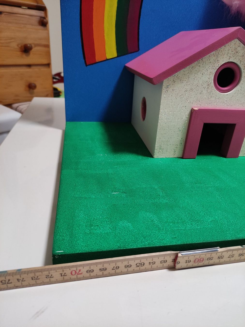 Spielzeuge: Einhorn Station / Bauernhof Eigenbau 72x58 cm – Gebraucht aus Münchwilen TG von Ingi5 5