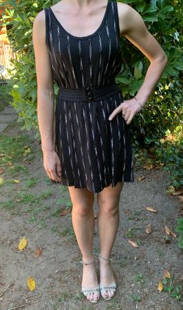 H&M vestito di cottone-tg M/L-chic per vacanze