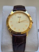 Seiko Quartz 7N01-8041 - Montre Habillée Dorée Classique