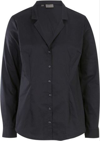 NEUe schöne Bluse intensiv Schwarz Gr38 61%Cotton