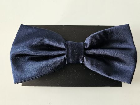 marine uni satin Fliege