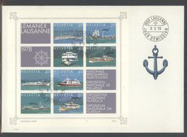 1978, FDC, LEMANEX (Nr. W59), Grossformat E6