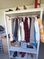Garderobe weiss mit Fächern gebraucht