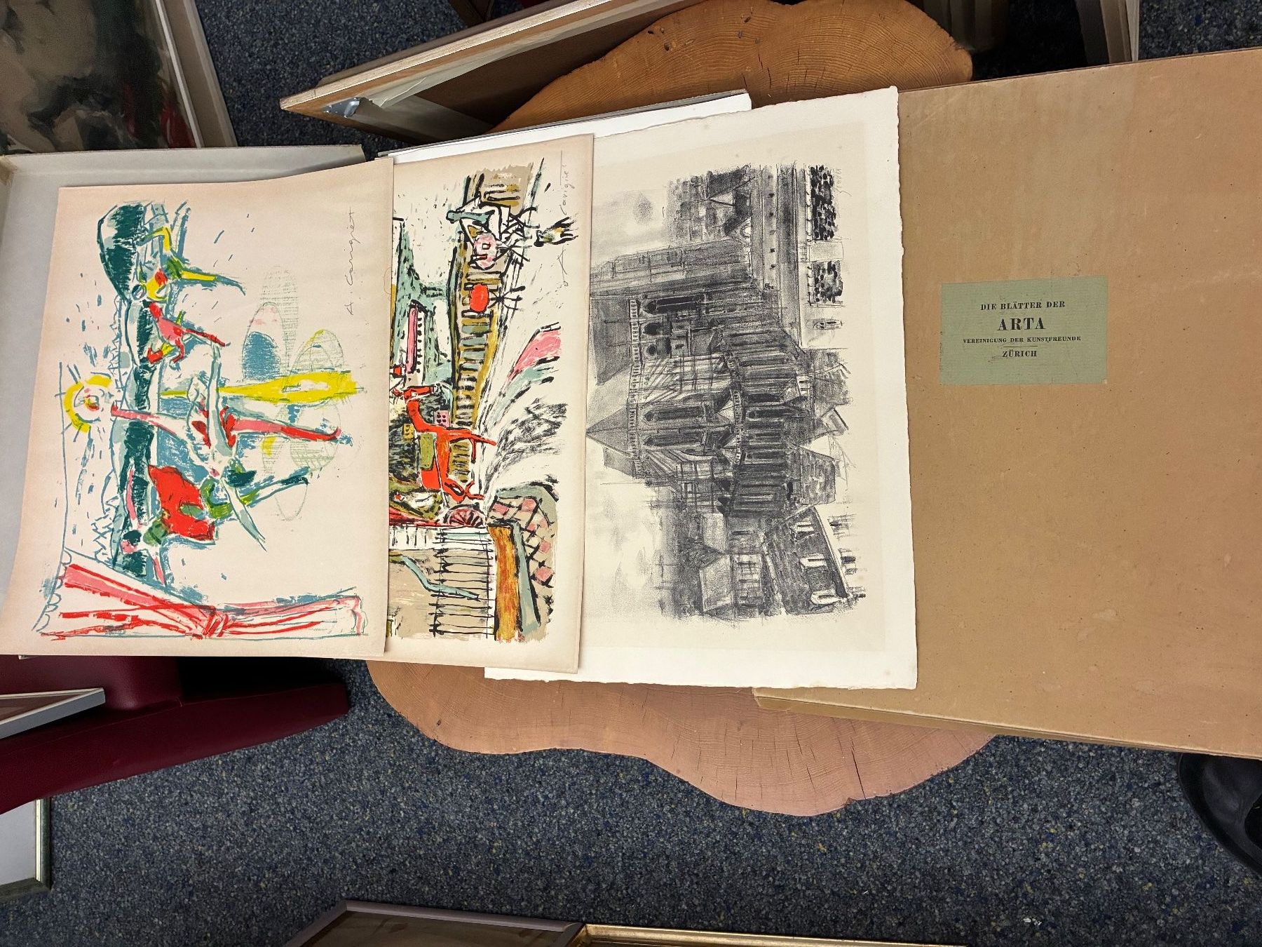 Grafica & Litografie: 80 Lithographien von Schweizer Künstlern – Usato da Winterthur venduto da Oberiberg 1