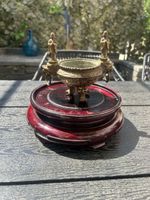 Antikes chinesisches Räuchergefäß aus Bronze mit Drachen und