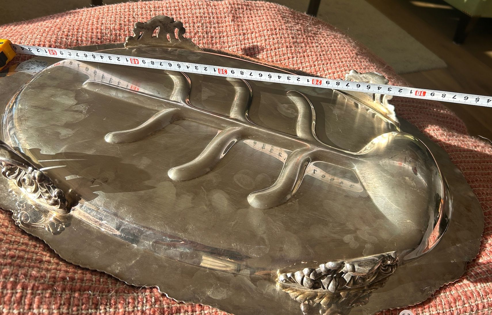 Piatti di portata: Roasting presentation carving silver platter - Christmas! – Usato da Zollikon venduto da kmg1 3