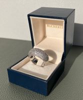 Toller Ring 925er Silber rhodiniert Gr. 57 mit Zirkonia