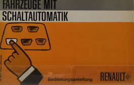 BEDIENUNGSANLEITUNG | RENAULT R1132/R1133/R1190 - AB 1969