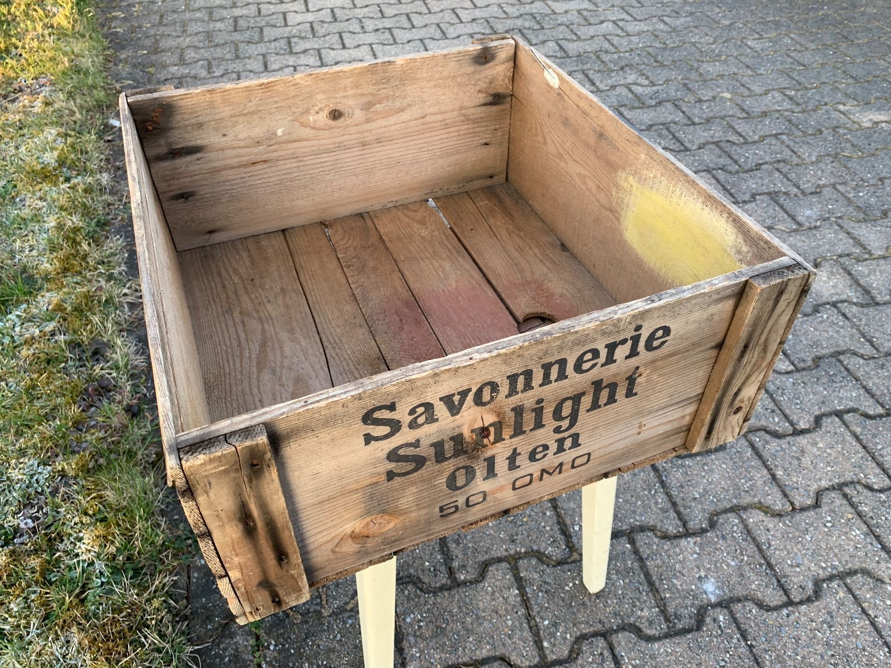 Casse di trasporto: seltene Holzkiste OMO Olten – Usato da Feldbach venduto da Olive1 4