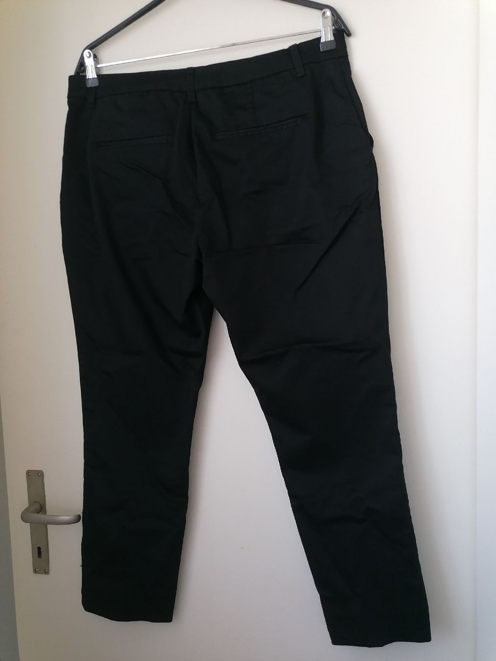 C&A Pantaloni: Damenhose C&A, Schwarz, Baumwolle, Gr. 40 – Usato da Zug venduto da Annina29 1
