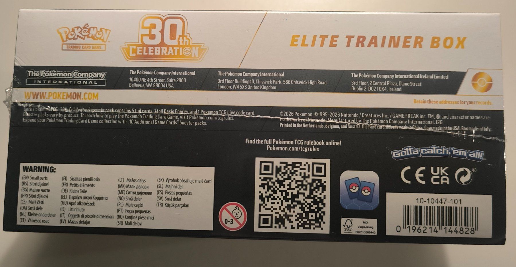 Pokémon Sammelbilder & Trading cards: 30th Celebration Elite Trainer Box - ETB EN – Neu und originalverpackt aus Oberrieden von ohhboy 5
