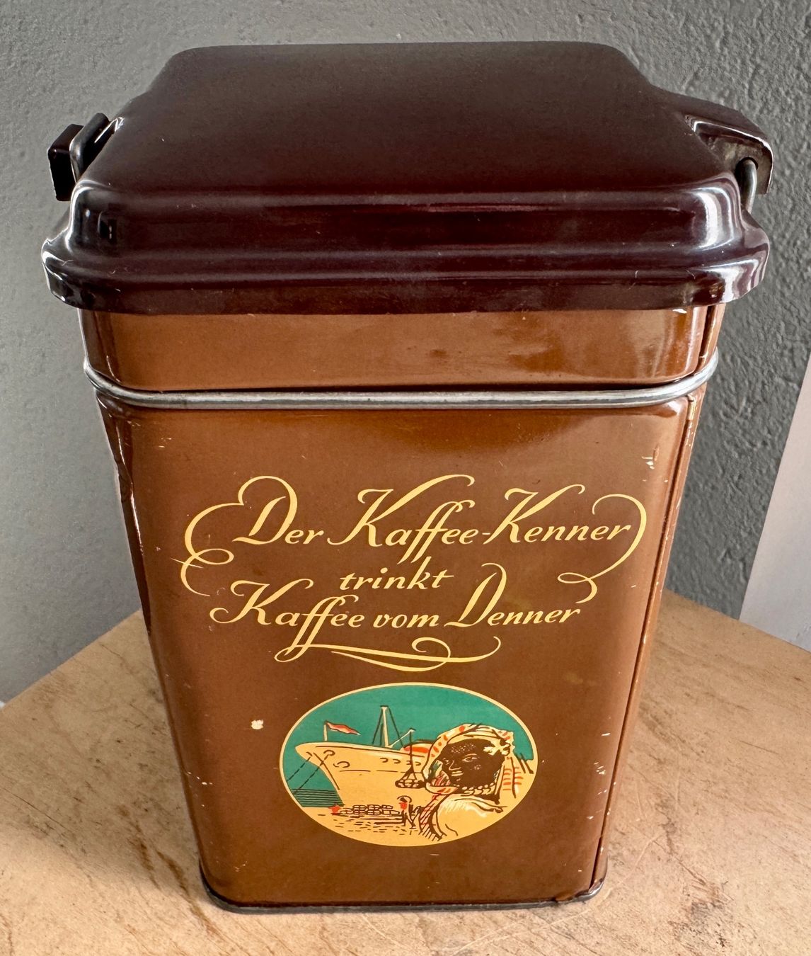 Pots: Alte Kaffee Blechdose DENNER - Hermet Vorratsdose – D'occasion à Rothrist par Luckywinner 2