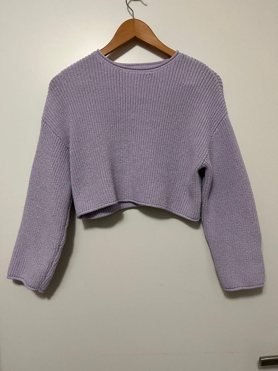 Zara Maglioni & Felpe: 2 ZARA Pullover Strickpullover Gr. 152 beige lila – Usato da Zürich venduto da florinda02 5