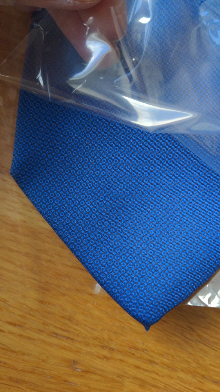 Cravatte: 2x elegante blaue Krawatten aus Seide – Nuovo e nell'imballaggio originale da Sutz venduto da Rawypp 3