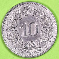 1927 / FR. 0.10 - MÜNZE / SEHR GUT ERHALTEN !