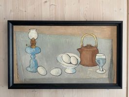 wunderbares kubistisches Stilleben sig. Mathieu