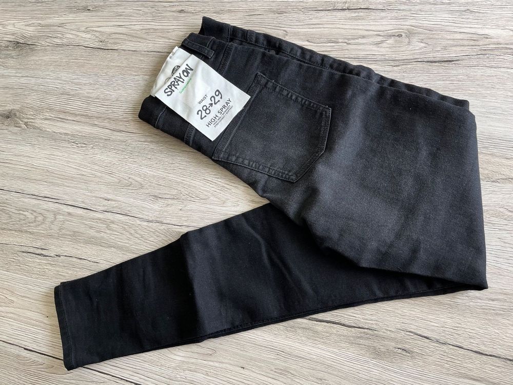 Cheap monday high on sale spray black jeans