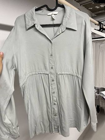 Umstandsbluse salbeigrün
