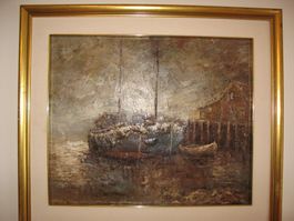 Bateaux dans la brume