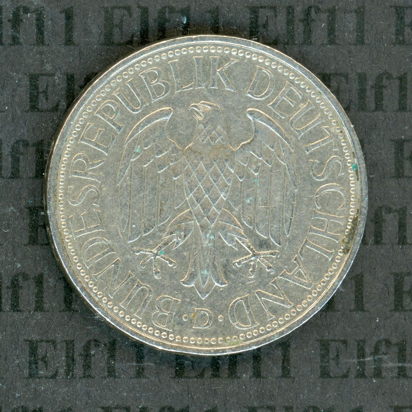 Tutti le monete: DEM___1.00 1990D -vz 1 Deutsche Mark – Usato da Widnau venduto da Elf11 1