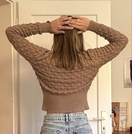 Pullover braun, Grösse S