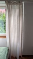 Gardine beige Leinenoptik 6 Stück
