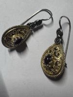 Magnifiques boucles d'oreilles vintage en argent