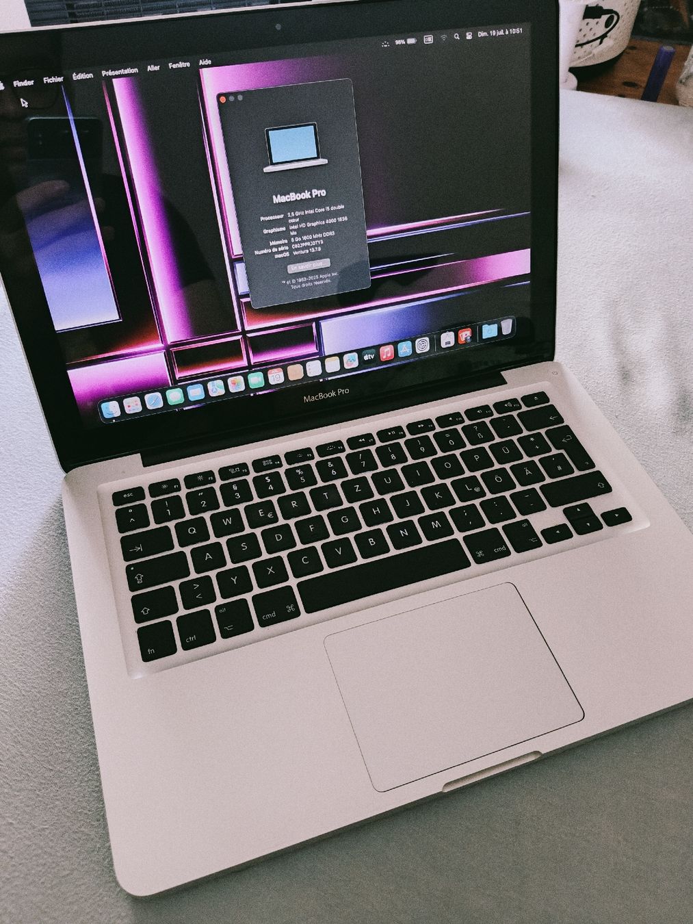 Apple Portables: Macbook Pro 2012 i5 ssd batterie comme neuf – D'occasion à La Chaux-de-Fonds par Honit.ch
