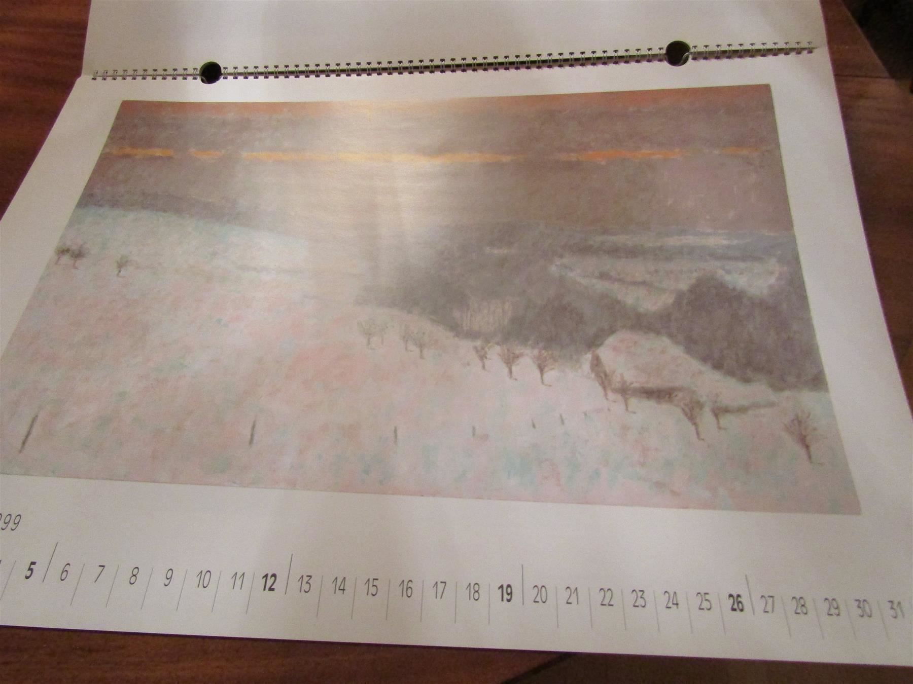 Calendari: Kunst-Kalender 1999 Peter Thalmann                   (Nr.02) – Usato da Herzogenbuchsee venduto da Winigo 4