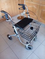 Gebrauchte Rollator mit Korb und Sitzfläche, Top Zustand!