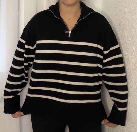 Zara Pullover mit Streifen