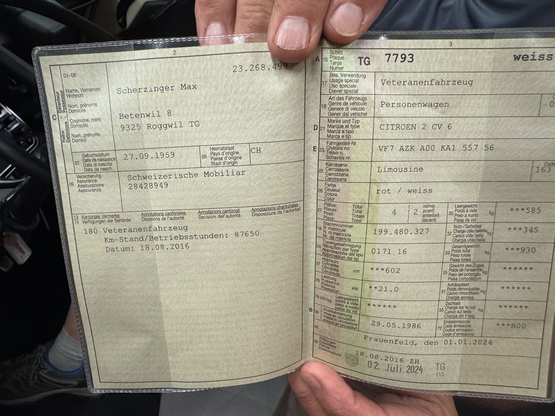 Citroën Automobili: Citroen 2 CV 6 – Usato da Arbon venduto da mel_vmk6 8