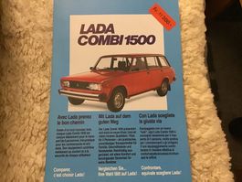 Lada 1500 Kombi Faltprospekt