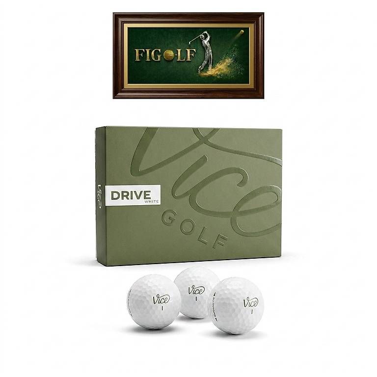 Palloni: Vice Drive white - 12 neue Golfbälle – Nuovo e nell'imballaggio originale da Dänikon ZH venduto da FiGo-lf