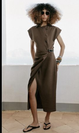 Zara Dress in lino