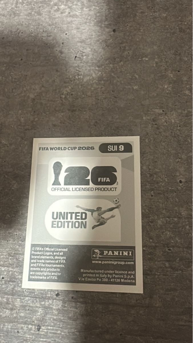Panini Carte collezionabili: SUI 9 , FIFA WORLD CUP 2026 PANINI  – Nuovo (secondo la descrizione) da Frauenfeld venduto da 1PegPeg1 1