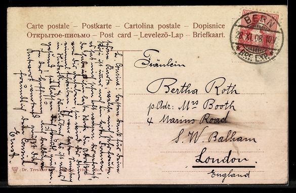Cartoline postali: AK Ringgenberg, Kirche und Pfarrhaus – Usato da Berlin venduto da bartko-reher 1