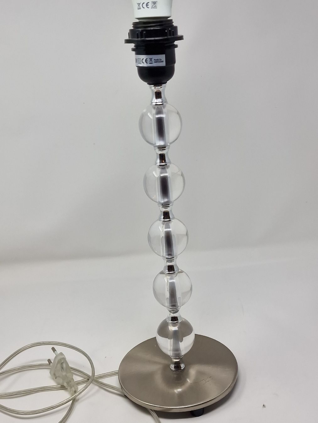Lampade: Table Lamp with  Beads, Metal Base, 40cm height – Usato da Forch venduto da ays_5lbc