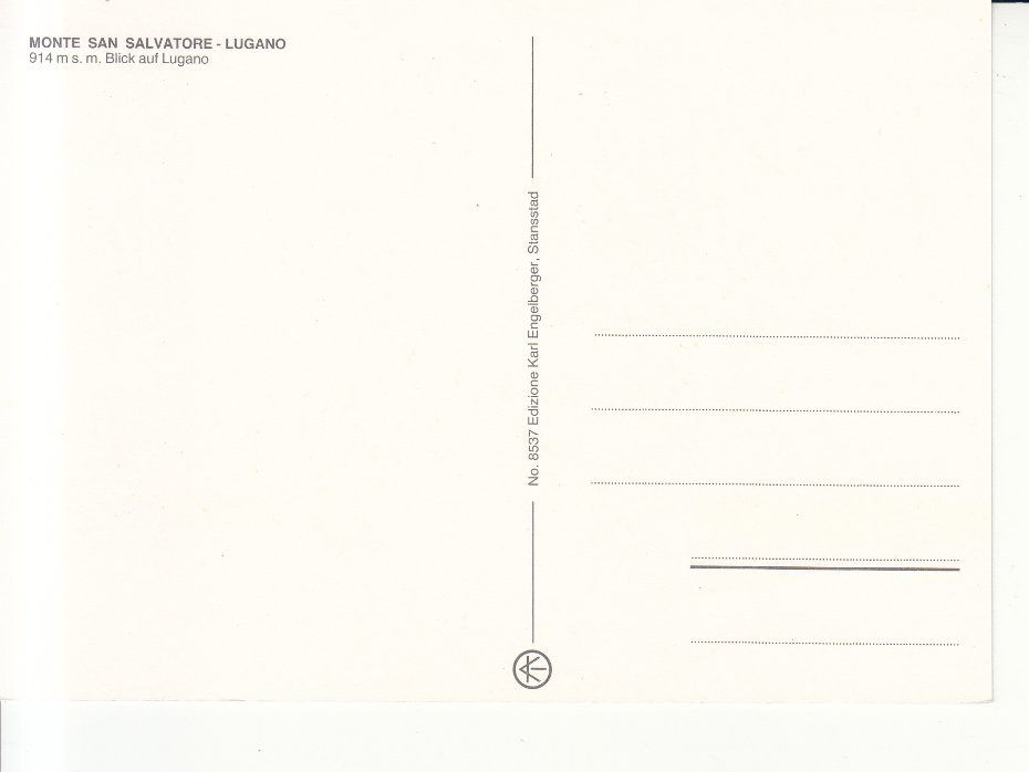Cartoline postali: Lugano ca. 1970 – Usato da Bürglen TG venduto da StampGraf 1